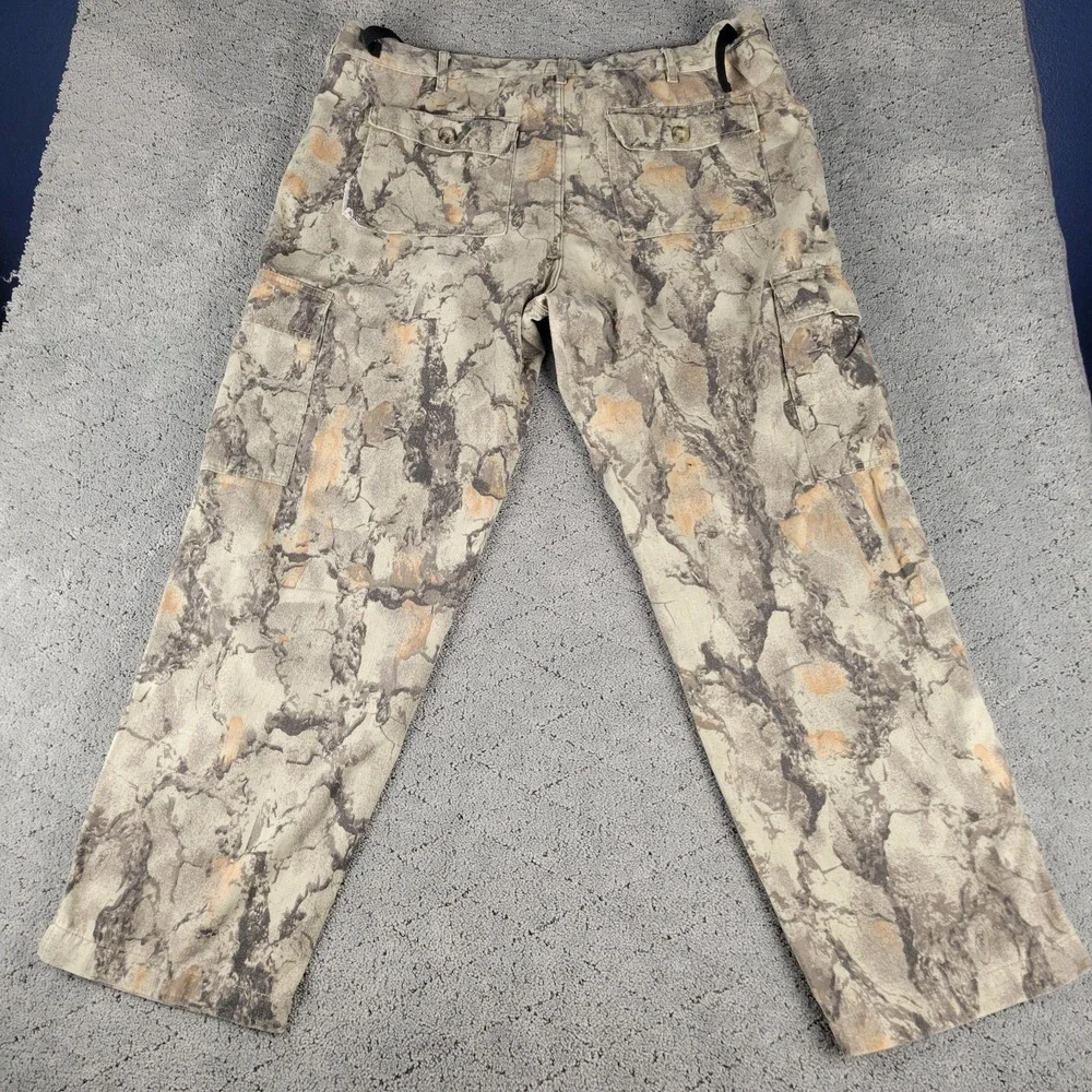 Natural Gear Cargo Pants Mens 2XL Camo Straight Leg Hunting Outdoors